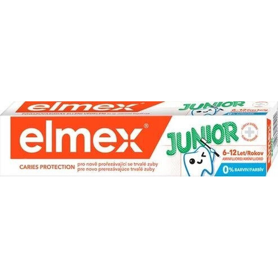 ELMEX JUNIOR PASTA DENTISTICA 1×75 ml, dentifricio per bambini