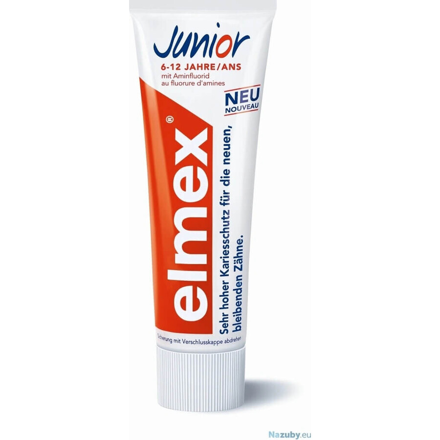 ELMEX JUNIOR PASTA DENTISTICA 1×75 ml, dentifricio per bambini