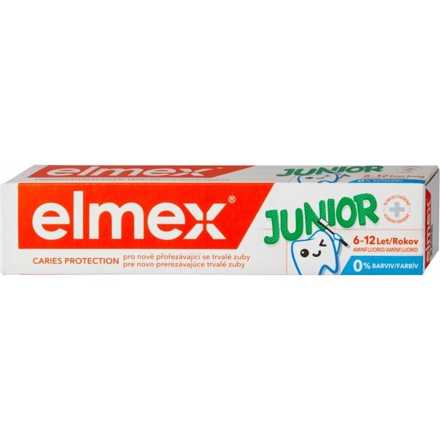 ELMEX JUNIOR PASTA DENTISTICA 1×75 ml, dentifricio per bambini