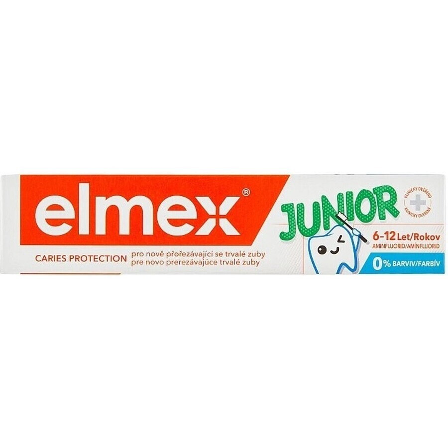 ELMEX JUNIOR PASTA DENTISTICA 1×75 ml, dentifricio per bambini