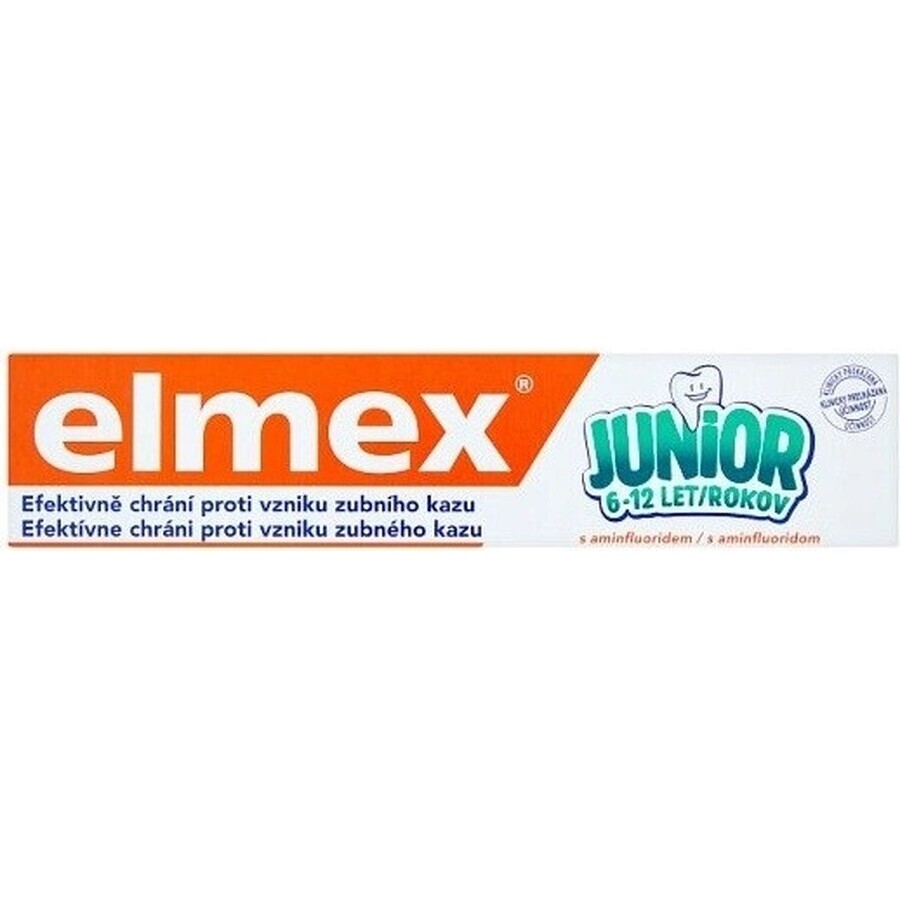 ELMEX JUNIOR PASTA DENTISTICA 1×75 ml, dentifricio per bambini