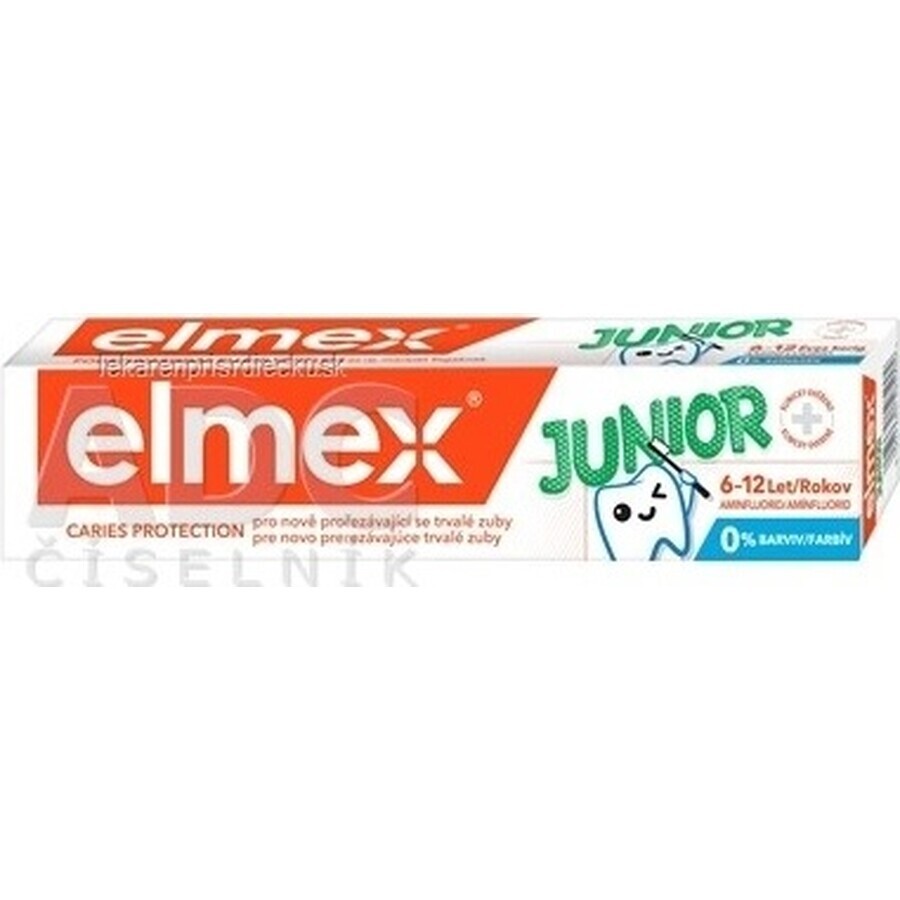 ELMEX JUNIOR PASTA DENTISTICA 1×75 ml, dentifricio per bambini