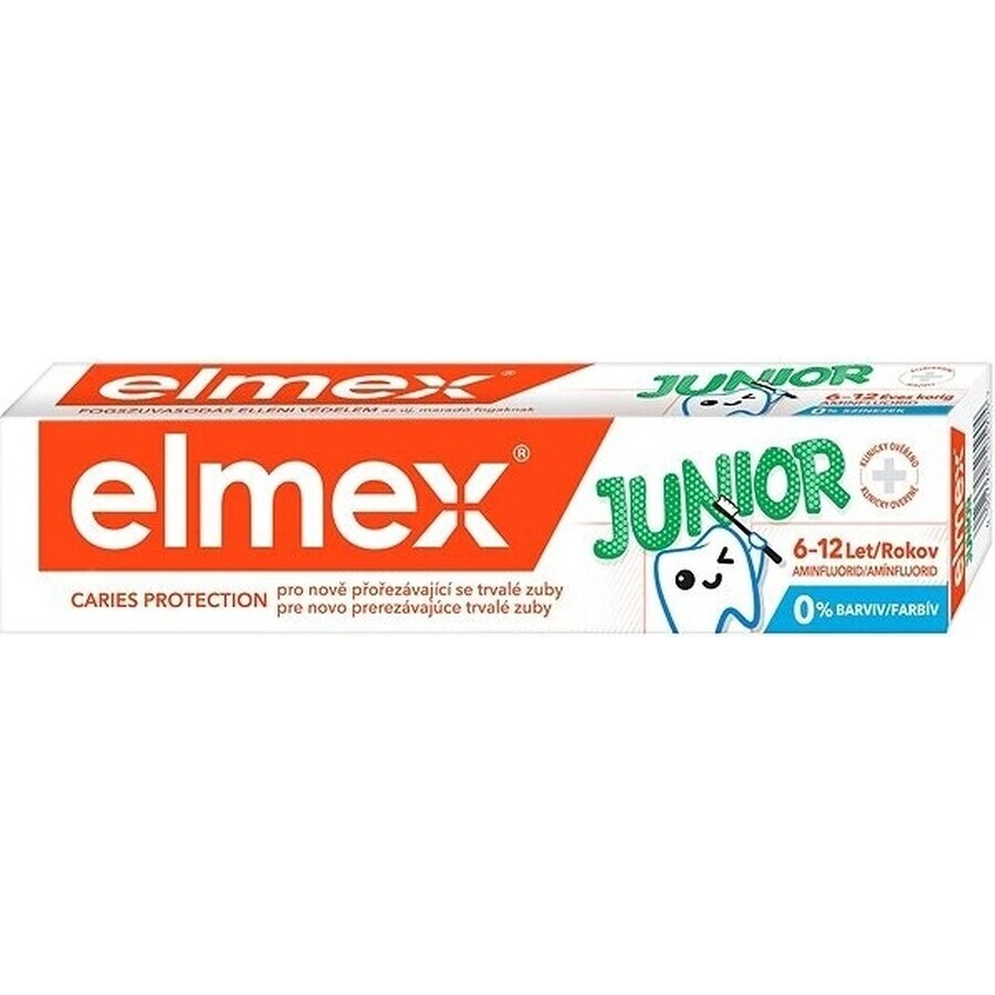 ELMEX JUNIOR PASTA DENTISTICA 1×75 ml, dentifricio per bambini