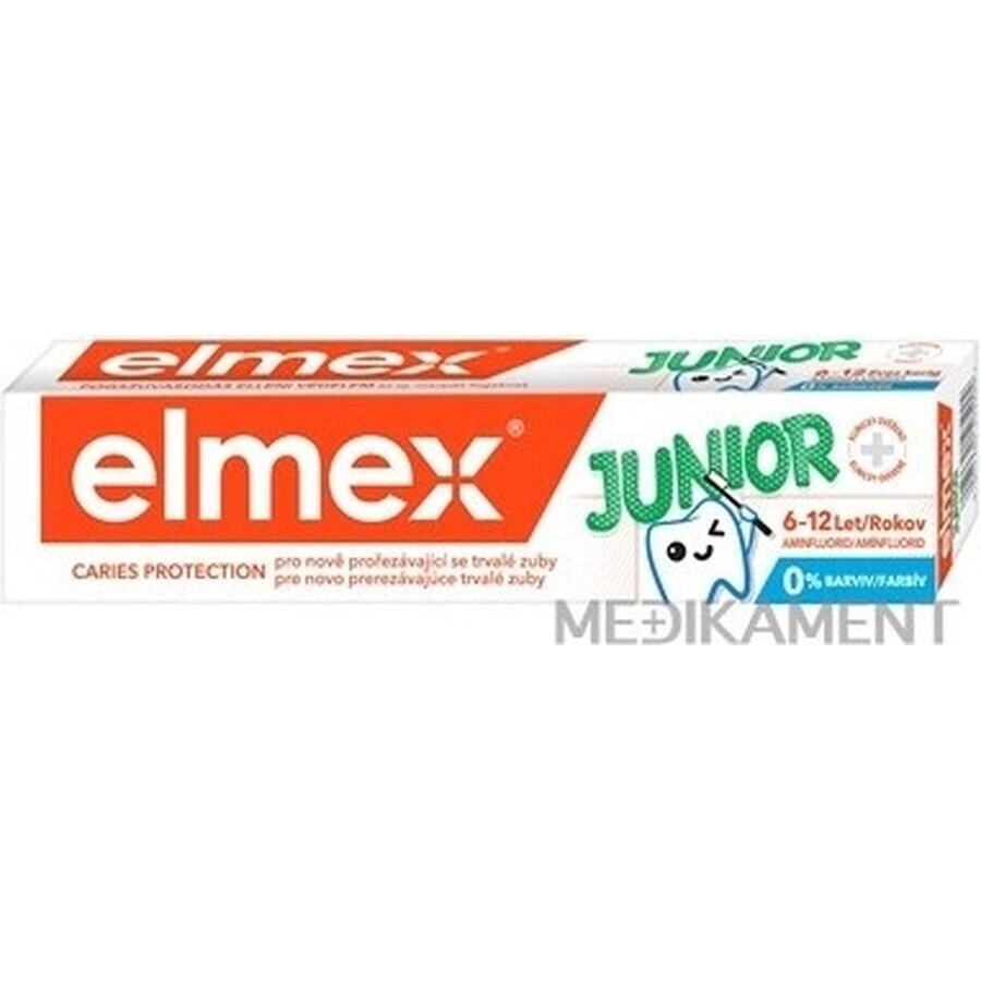 ELMEX JUNIOR PASTA DENTISTICA 1×75 ml, dentifricio per bambini