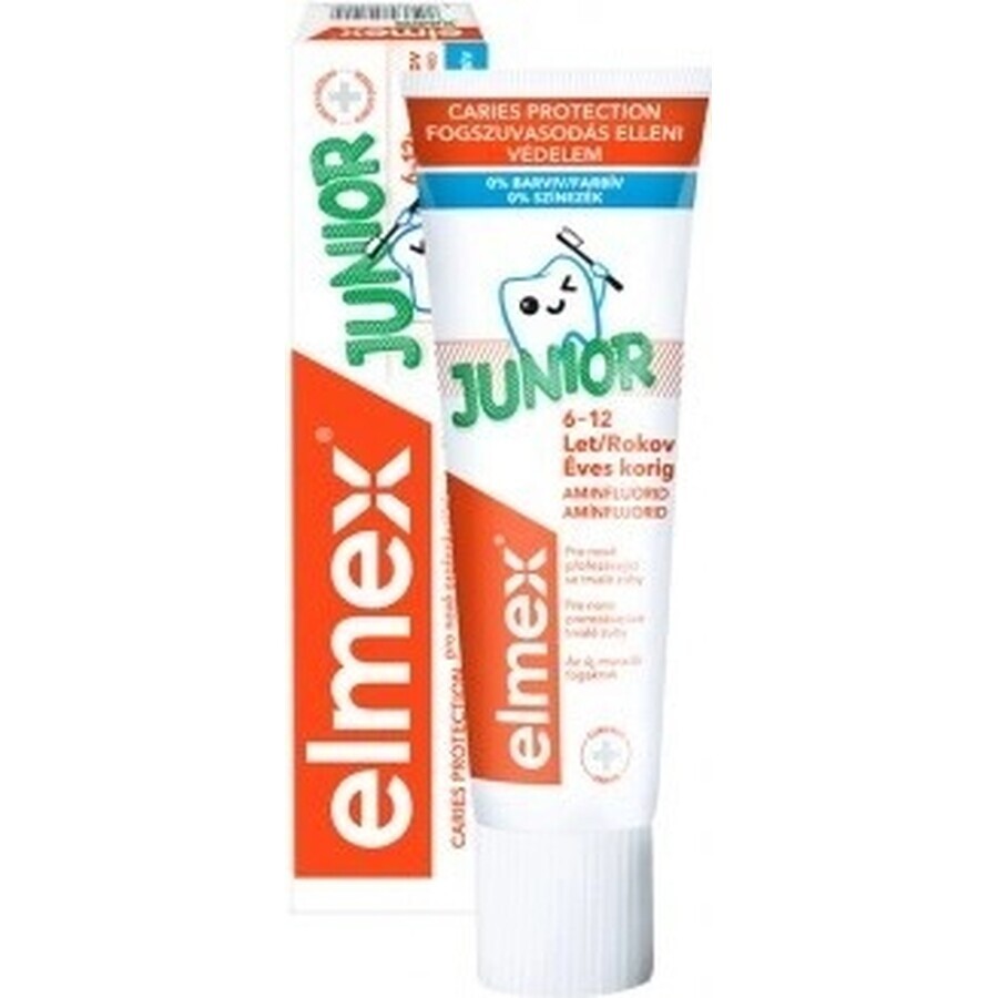 ELMEX JUNIOR PASTA DENTISTICA 1×75 ml, dentifricio per bambini