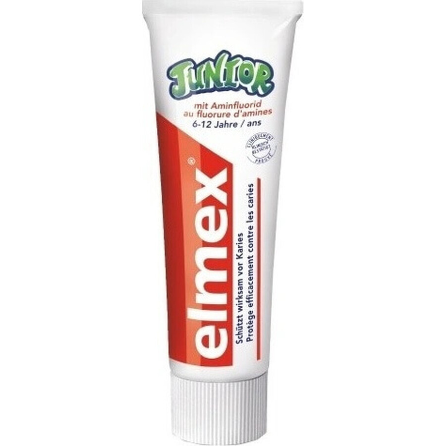 ELMEX JUNIOR PASTA DENTISTICA 1×75 ml, dentifricio per bambini