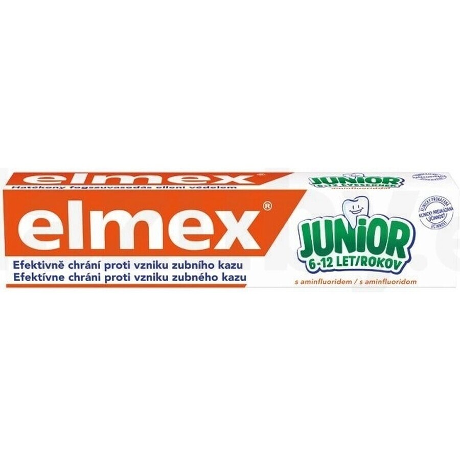 ELMEX JUNIOR PASTA DENTISTICA 1×75 ml, dentifricio per bambini