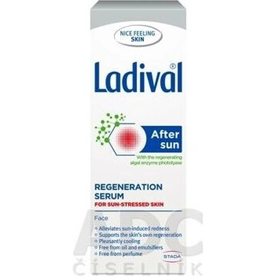 LADIVAL Akut Siero viso 1×50 ml, siero viso dopo l'esposizione al sole