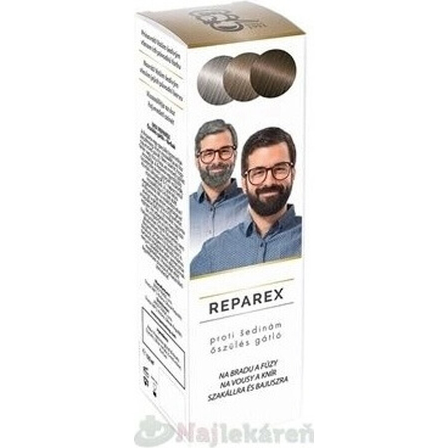 REPAREX Anti canas para barba y bigote 1×125 ml, para barba y bigote