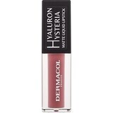 Dermacol Hyaluron Barra de labios líquida mate Hysteria nº 05 1×4,5 ml, Barra de labios líquida mate