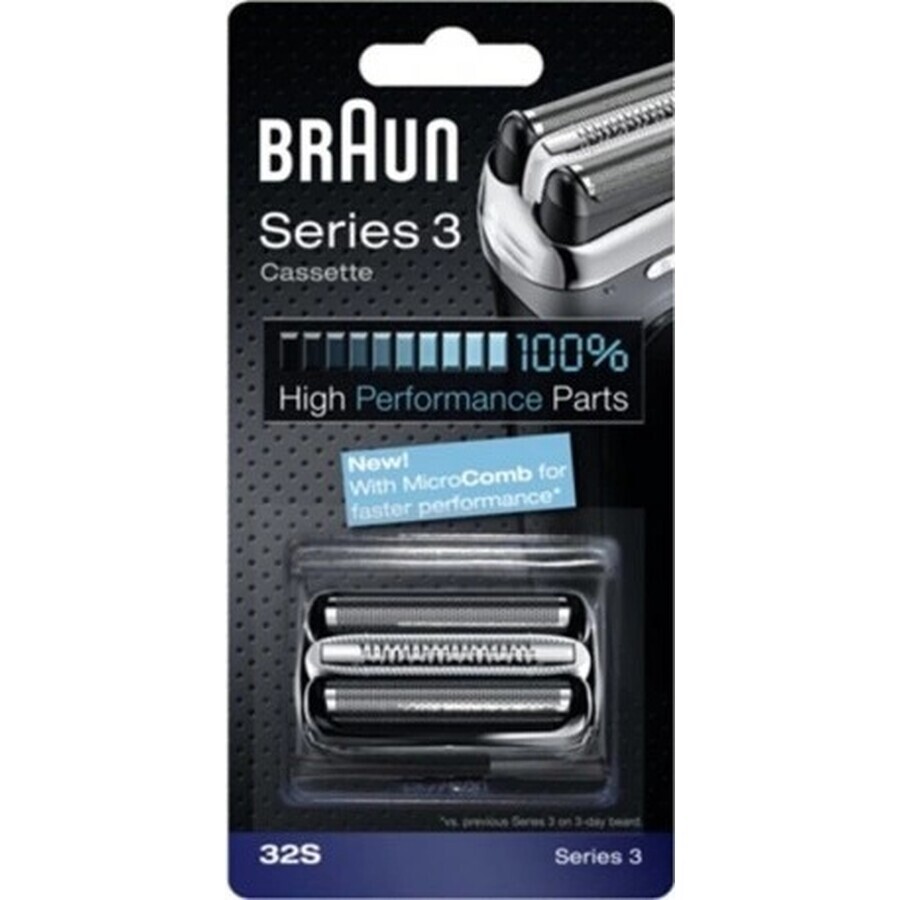 BRAUN CombiPack Series3 - 32S - cuchillas de recambio 1×1 ud, cuchillas de recambio