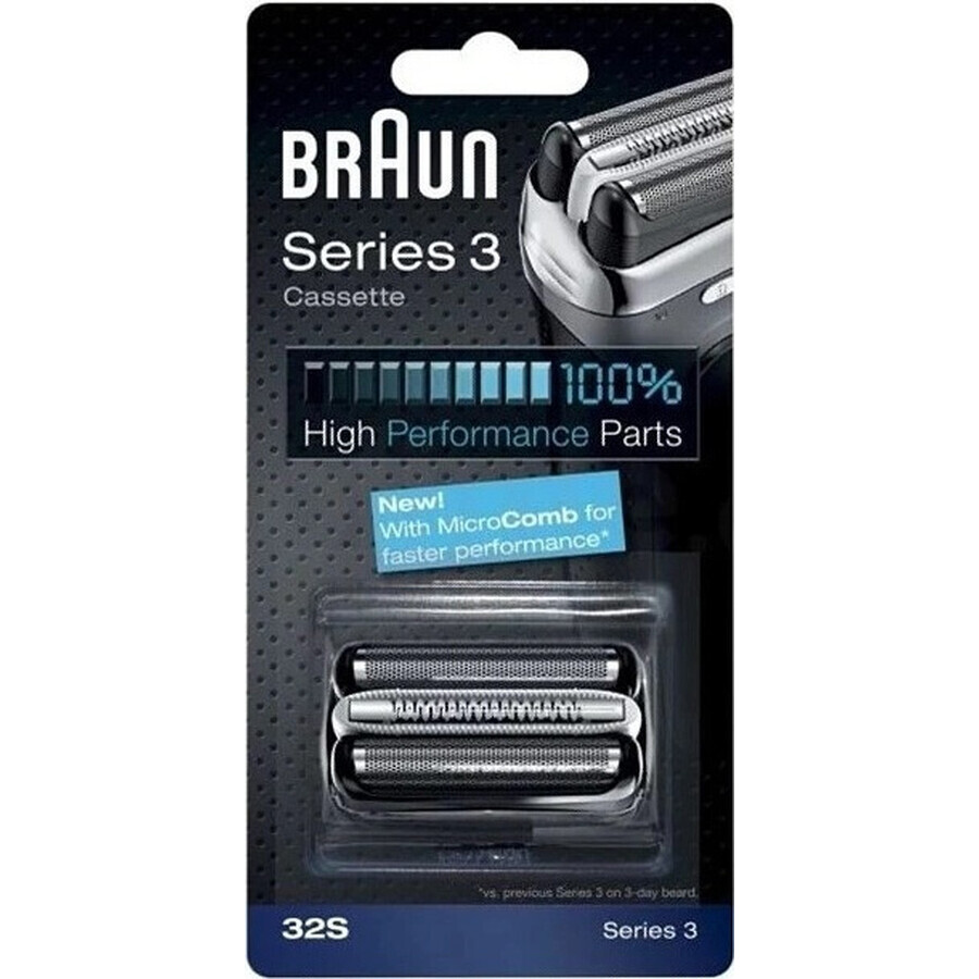 BRAUN CombiPack Series3 - 32S - cuchillas de recambio 1×1 ud, cuchillas de recambio