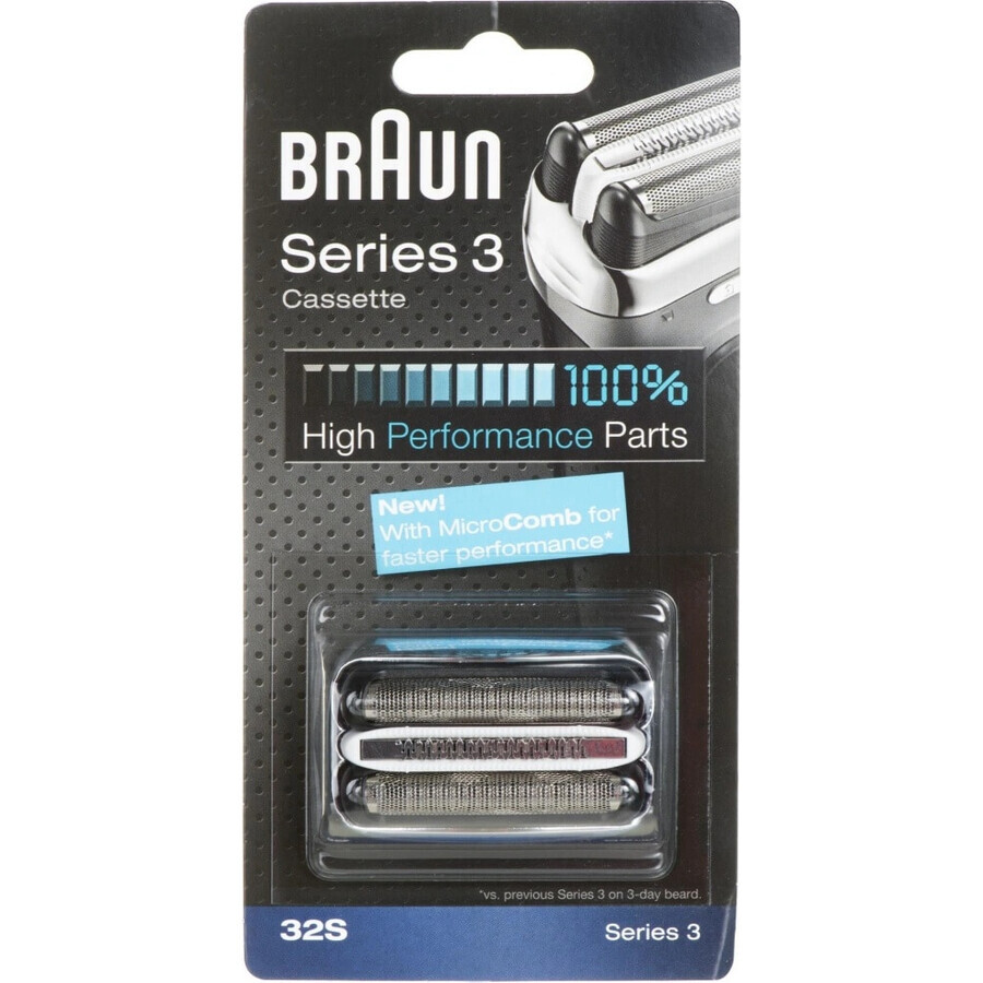 BRAUN CombiPack Series3 - 32S - cuchillas de recambio 1×1 ud, cuchillas de recambio