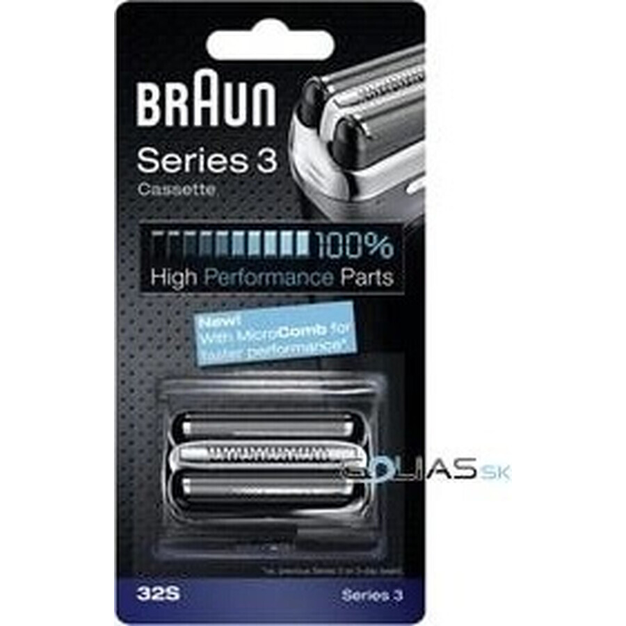 BRAUN CombiPack Series3 - 32S - cuchillas de recambio 1×1 ud, cuchillas de recambio