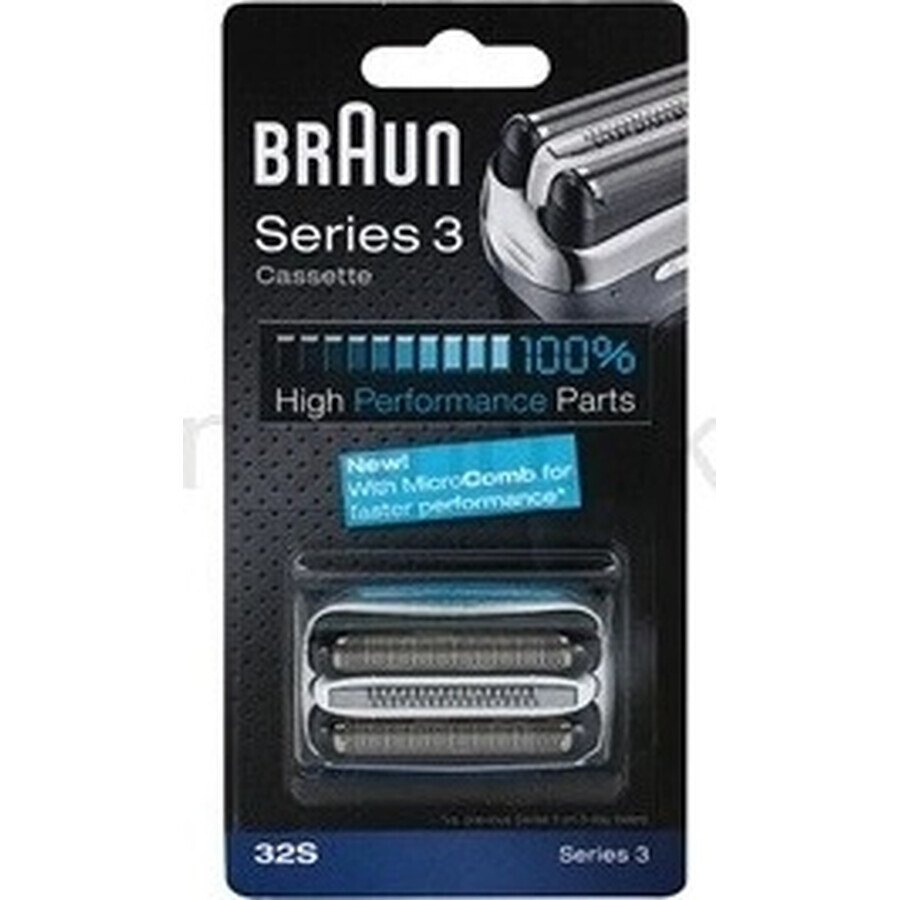 BRAUN CombiPack Series3 - 32S - cuchillas de recambio 1×1 ud, cuchillas de recambio