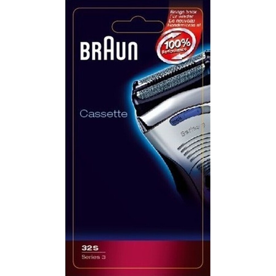 BRAUN CombiPack Series3 - 32S - cuchillas de recambio 1×1 ud, cuchillas de recambio