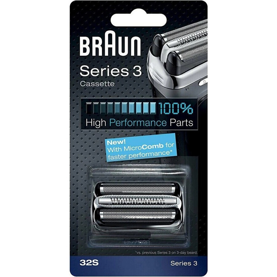 BRAUN CombiPack Series3 - 32S - cuchillas de recambio 1×1 ud, cuchillas de recambio