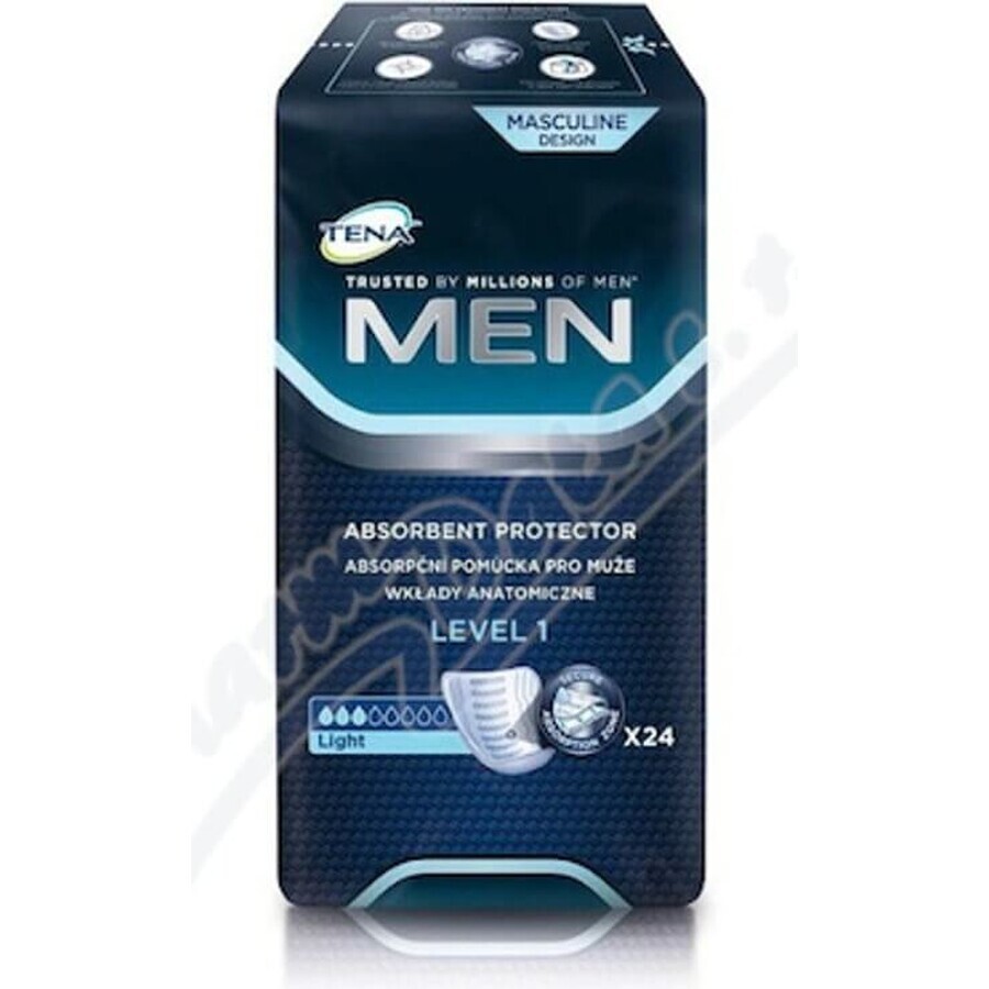 TENA Men Level 1 1×24 incontinence pads for men