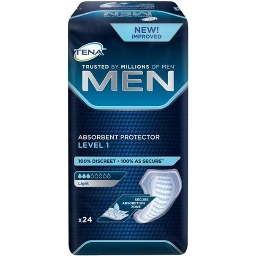 TENA Men Level 1 1×24 incontinence pads for men