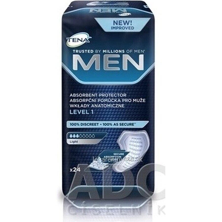 TENA Men Level 1 1×24 incontinence pads for men