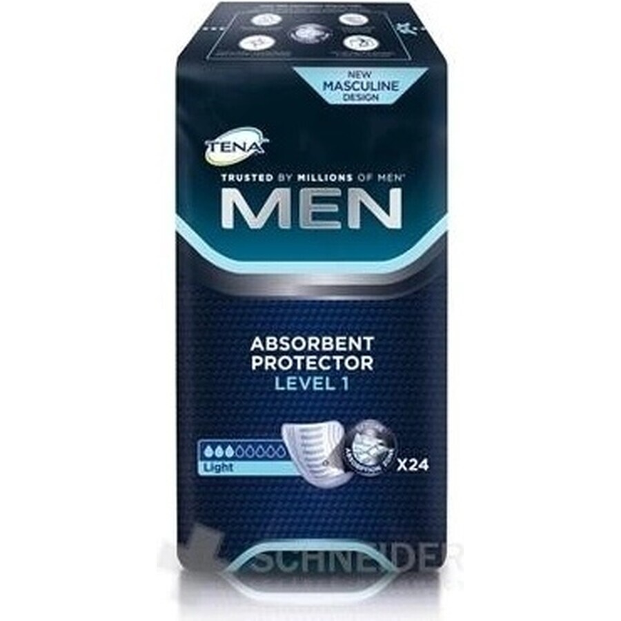 TENA Men Level 1 1×24 incontinence pads for men