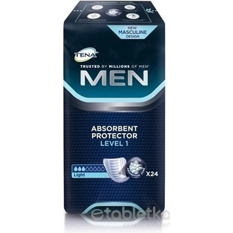 TENA Men Level 1 1×24 incontinence pads for men