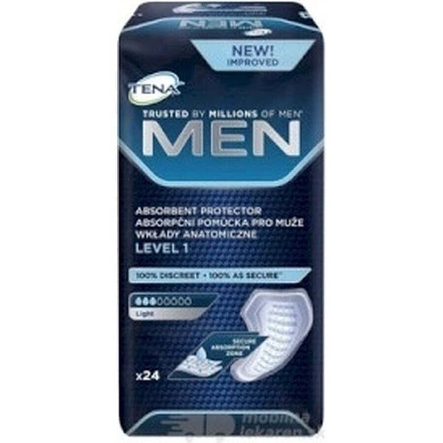 TENA Men Level 1 1×24 incontinence pads for men