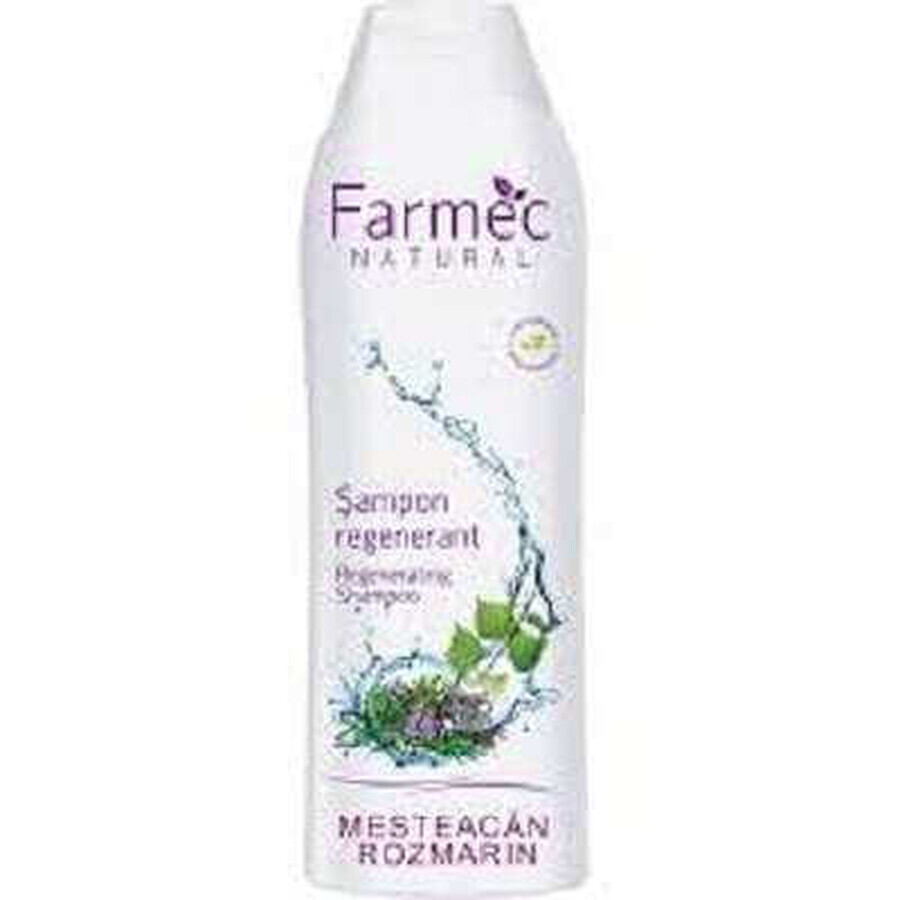 Shampoo rigenerante con betulla e rosmarino, 400 ml, Farmec