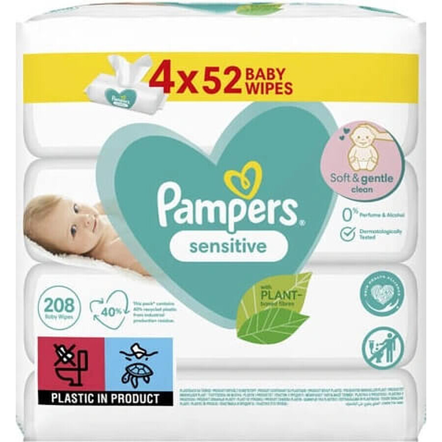 PAMPERS HARMONIE HARMONIE PROTECT&CARE WIPES 396KS 396KS 1×396 pcs, lingettes humides