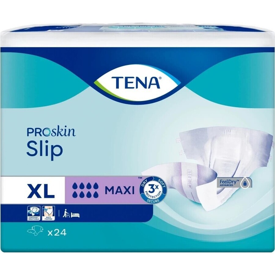 TENA Slip Maxi XL 1×24 buc, chiloți pentru scutece