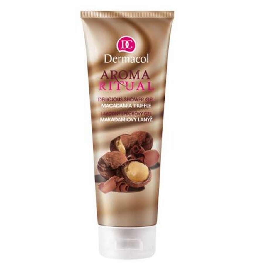 Dermacol Aroma Ritual Macadamia Truffle Shower Gel 1×250 ml, walnut flavored