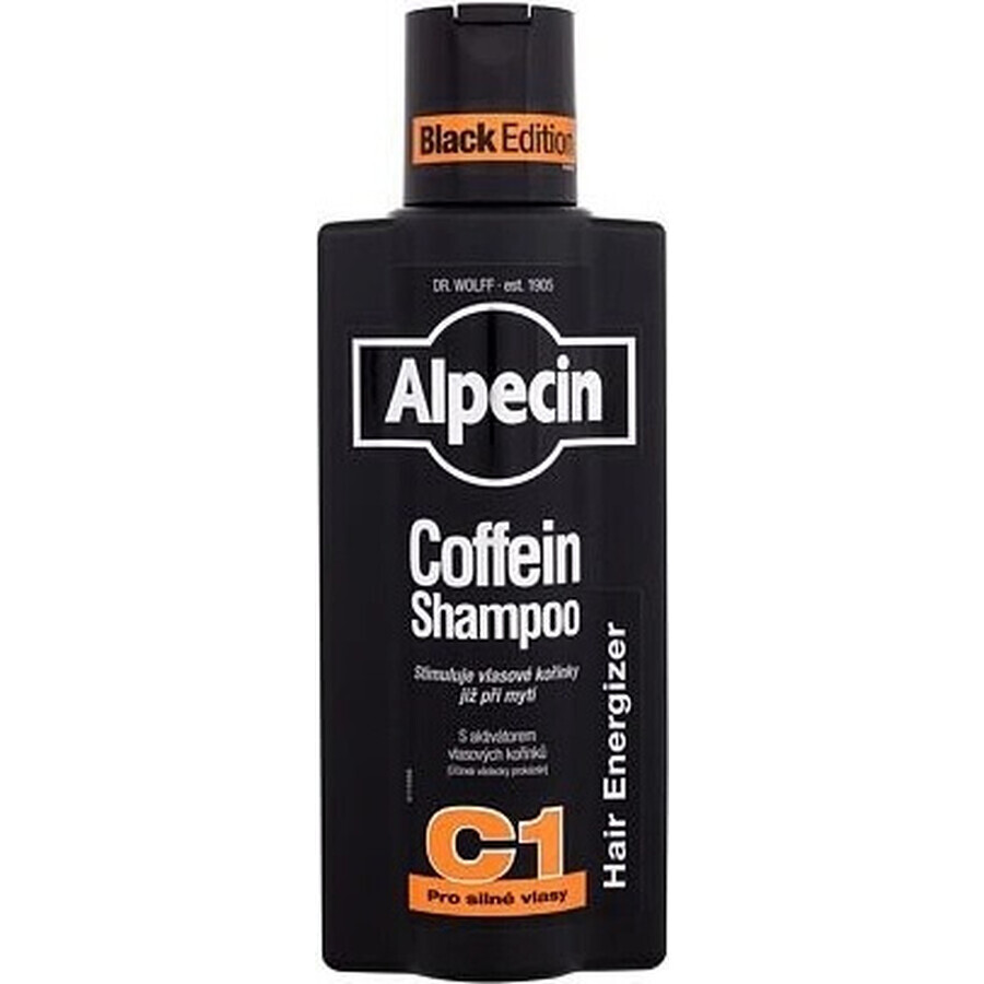 ALPECIN Energizer Coffein Shampoo C1 Black Edition 1×375 ml, shampoo