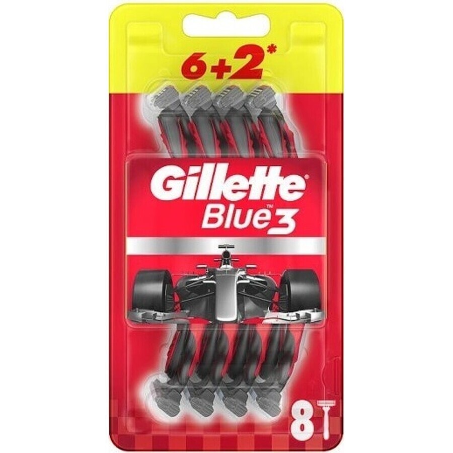 Gillette Blue3 Nitro 6+2 pezzi 1×9 pezzi