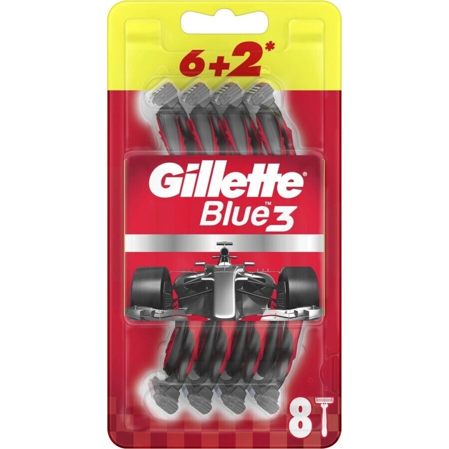 Gillette Blue3 Nitro 6+2 pezzi 1×9 pezzi