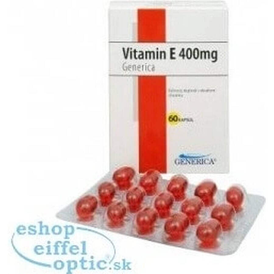 GENERICA Vitamina E 400 U.I. 1×60 cps, integratore alimentare