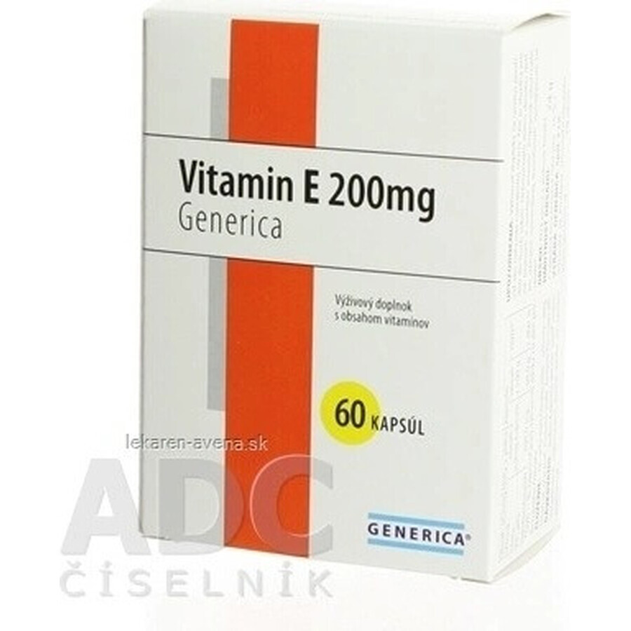 GENERICA Vitamina E 400 U.I. 1×60 cps, integratore alimentare