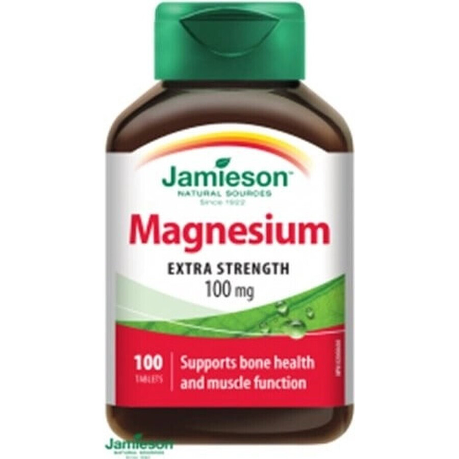 JAMIESON MAGNESIO 100 mg 1×100 tbl, magnesio