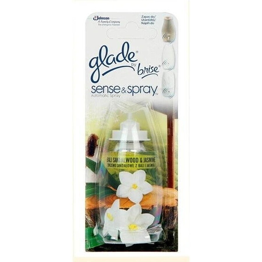 Glade by Brise Sense & Spray Sandelholz und Jasmin aus Bali 1×18 ml, Nachfüllpackung