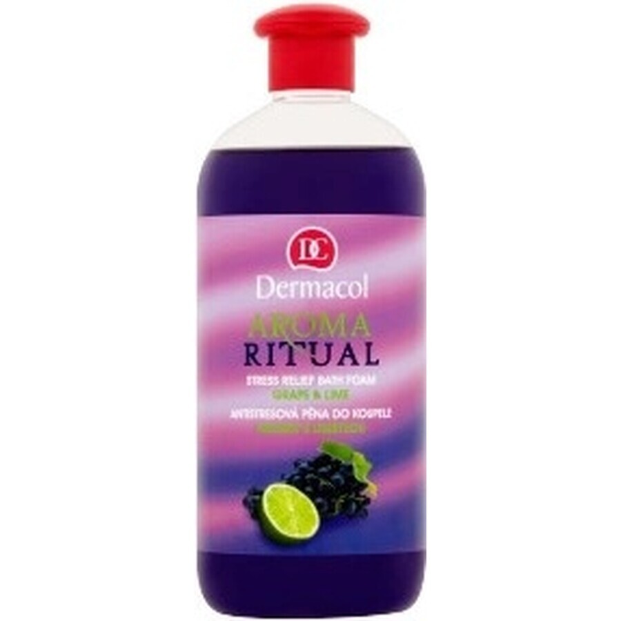 Dermacol Aroma Ritual Bath Foam Grapes with Lime 1×500 ml, bath foam