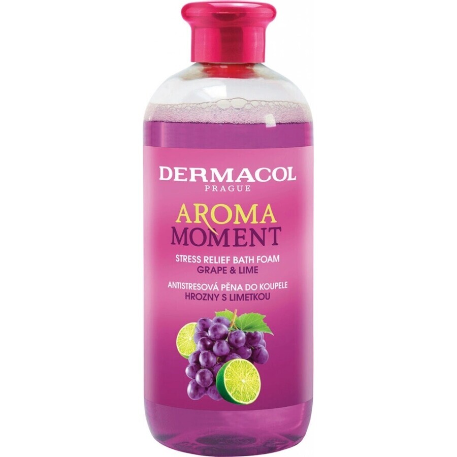 Dermacol Aroma Ritual Bath Foam Grapes with Lime 1×500 ml, bath foam