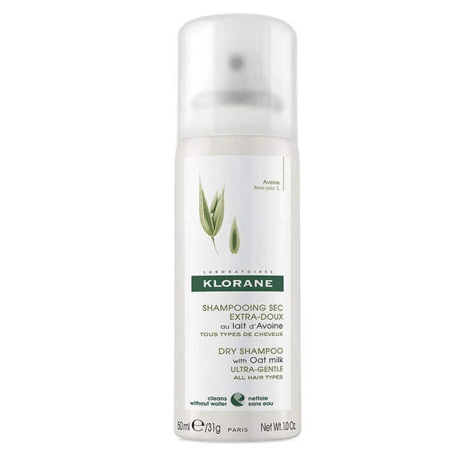 Klorane Latte D Avena - Shampoo Secco Delicato, 50ml