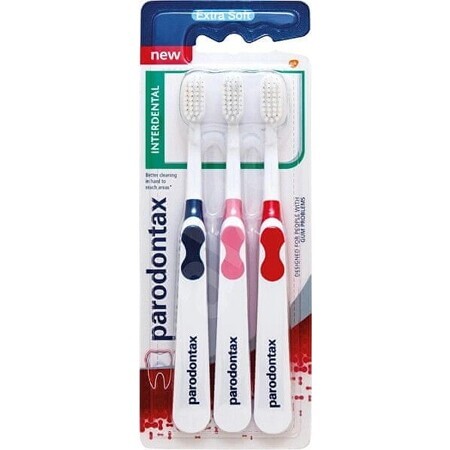 Parodontax Interdental Triopack Extra Soft 1×3 pz, spazzolino da denti