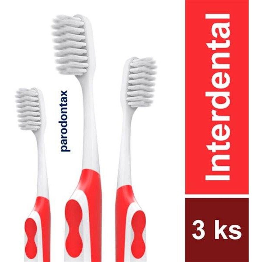 Parodontax Interdental Triopack Extra Soft 1×3 pz, spazzolino da denti