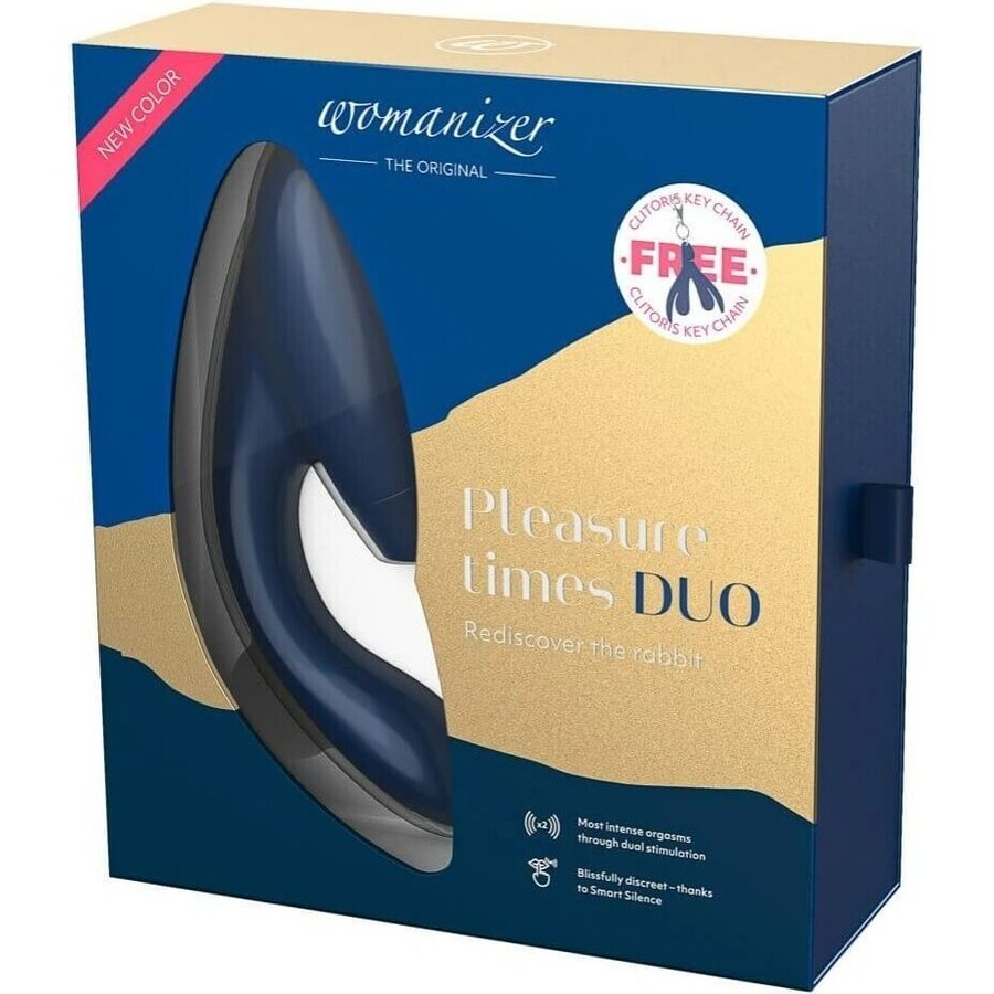 Womanizer DUO BLUEBERRY 1×1 BLUEBERRY DUO 1×1 pc, estimulador de clítoris