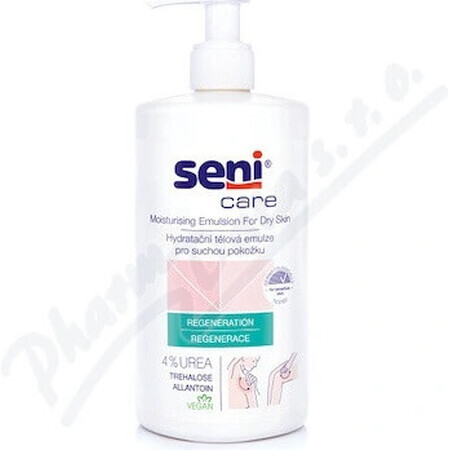 Seni Care Emulsie hidratantă de corp pentru piele uscată, 4% uree, 1x500 ml