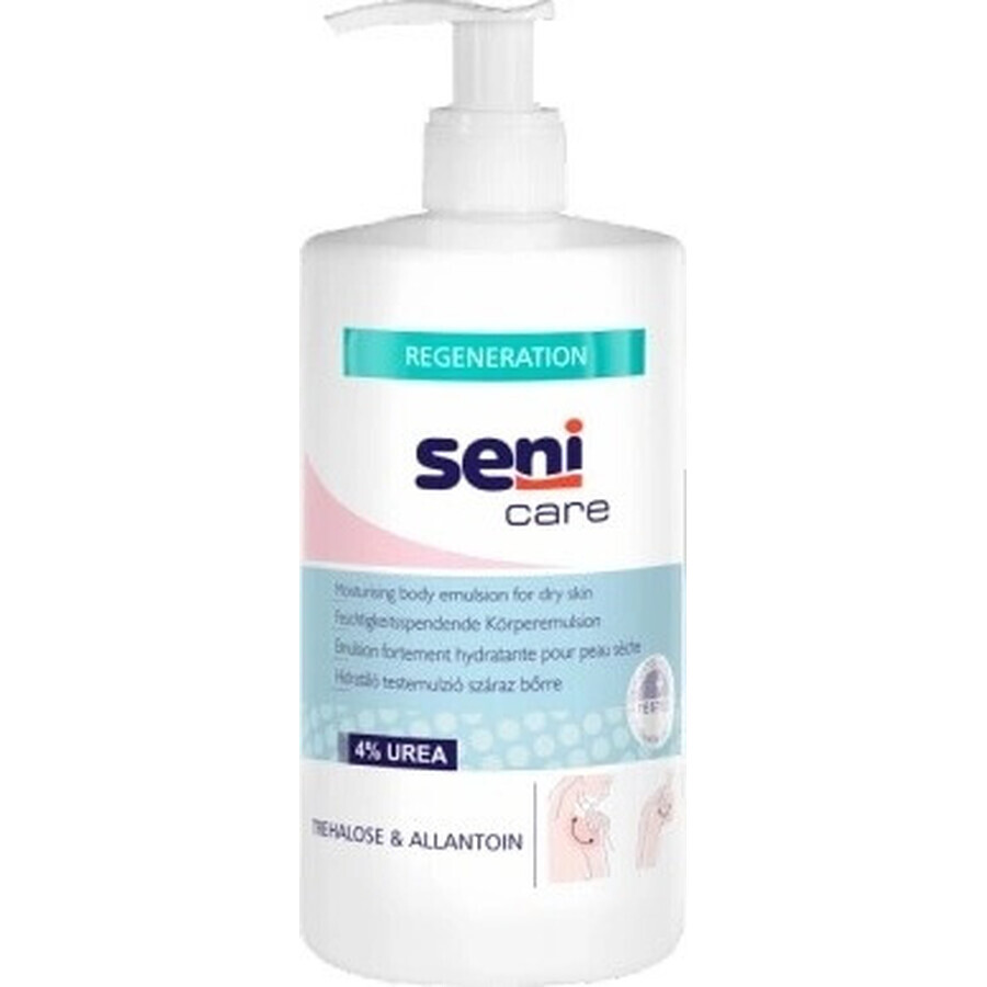 Seni Care Emulsie hidratantă de corp pentru piele uscată, 4% uree, 1x500 ml