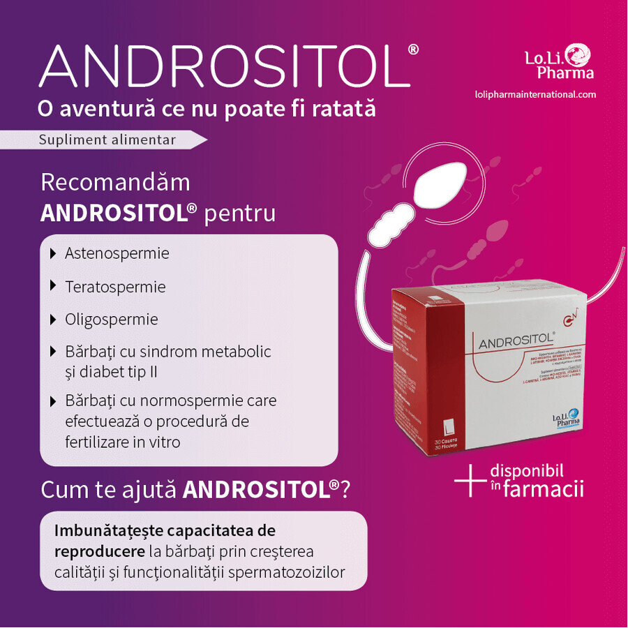 Andrositol, 30 bustine, Lo.Li. Pharma