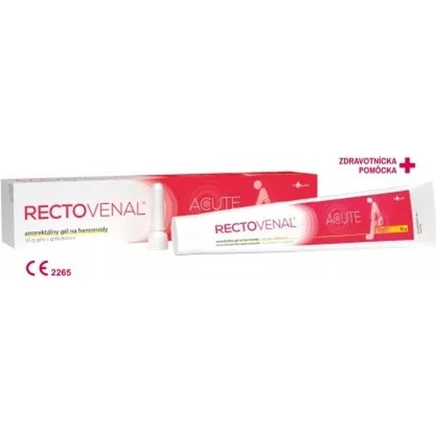 RECTOVENAL ACUTE 1×20 g, anorectal gel for hemorrhoids