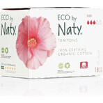 ECO BY NATY Tamponi da donna (18 pezzi) - super 1×18 pezzi