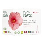 ECO BY NATY Tamponi da donna (18 pezzi) - super 1×18 pezzi